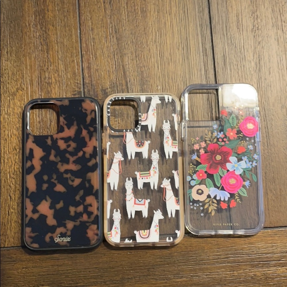 Set of three iPhone 11 Pro cases